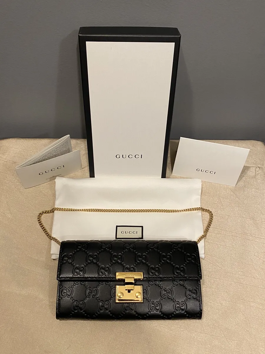 Gucci GG Supreme Python Padlock Top Handle Bag Medium