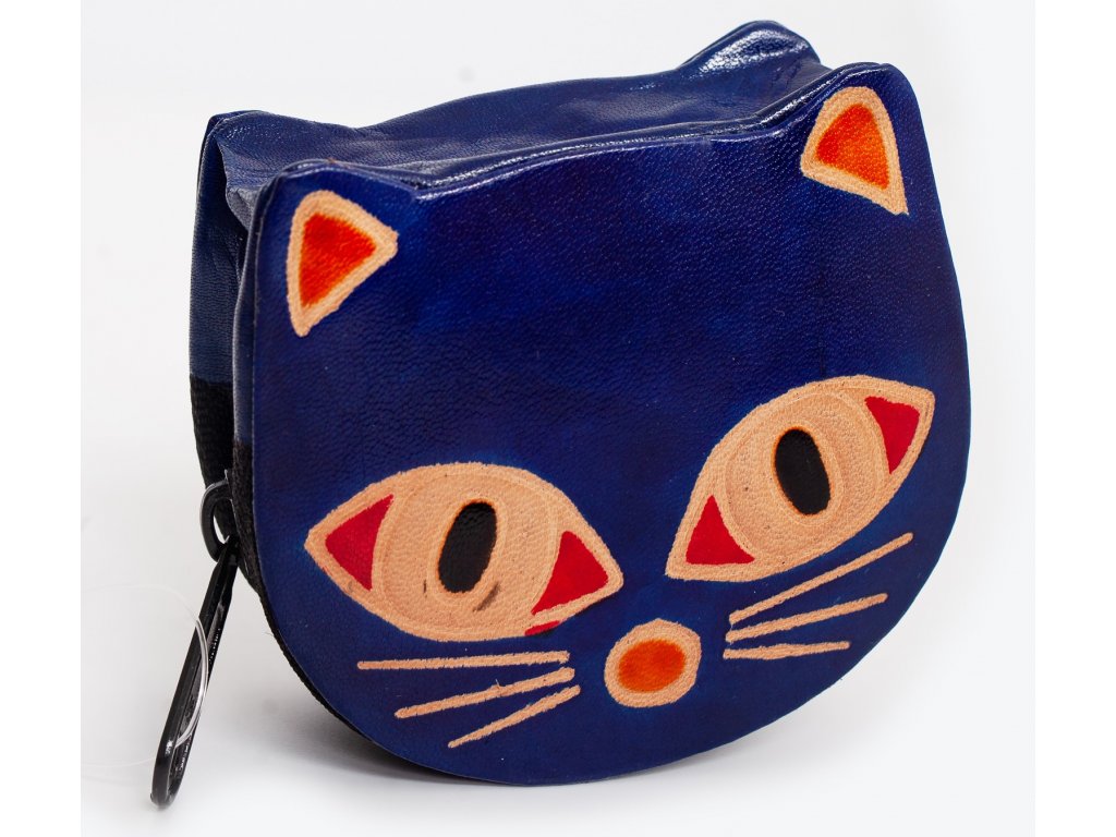 Leather purse with cat print - Accessories - Maison Paul & Joe