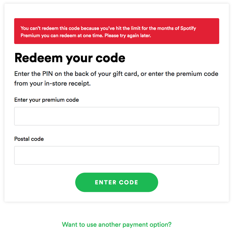 Canada - Give Spotify Premium as a gift?!??! - The Spotify Community