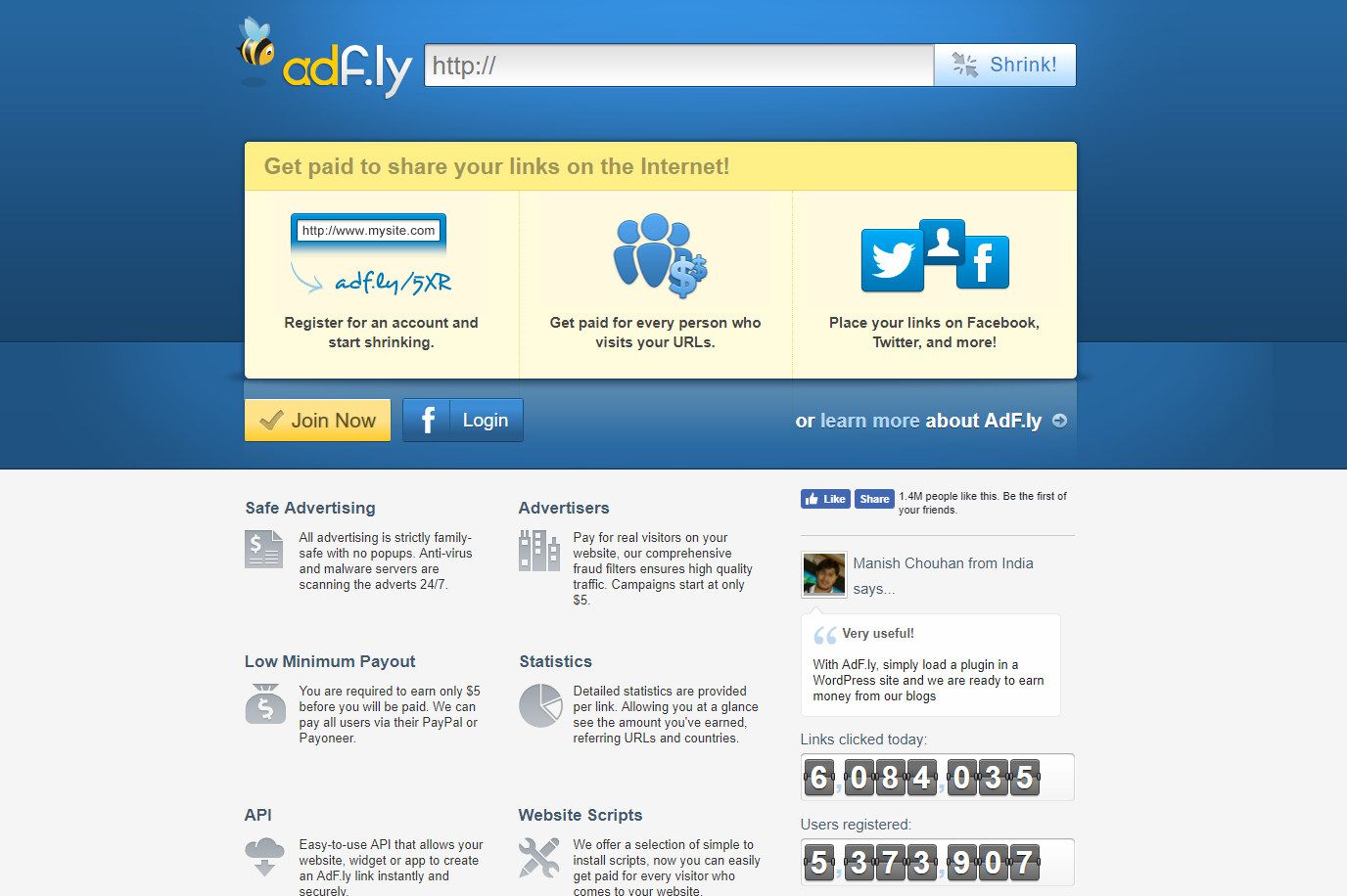 AdFly - Paid URL Shortener APK for Android - Download