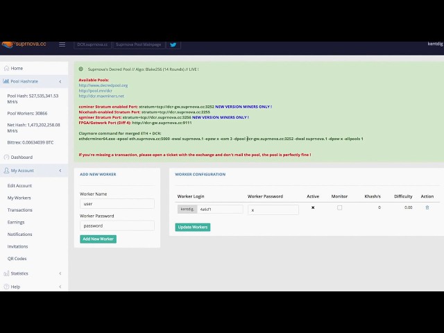 Suprnova Mining Pool - How to mine on Suprnova? BTG, VTC, RVN, ZEN