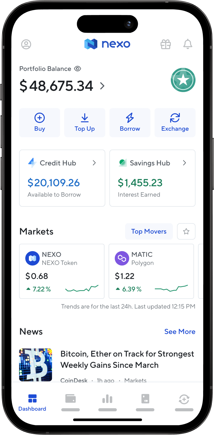 ‎Nexo: Buy Bitcoin & Crypto on the App Store