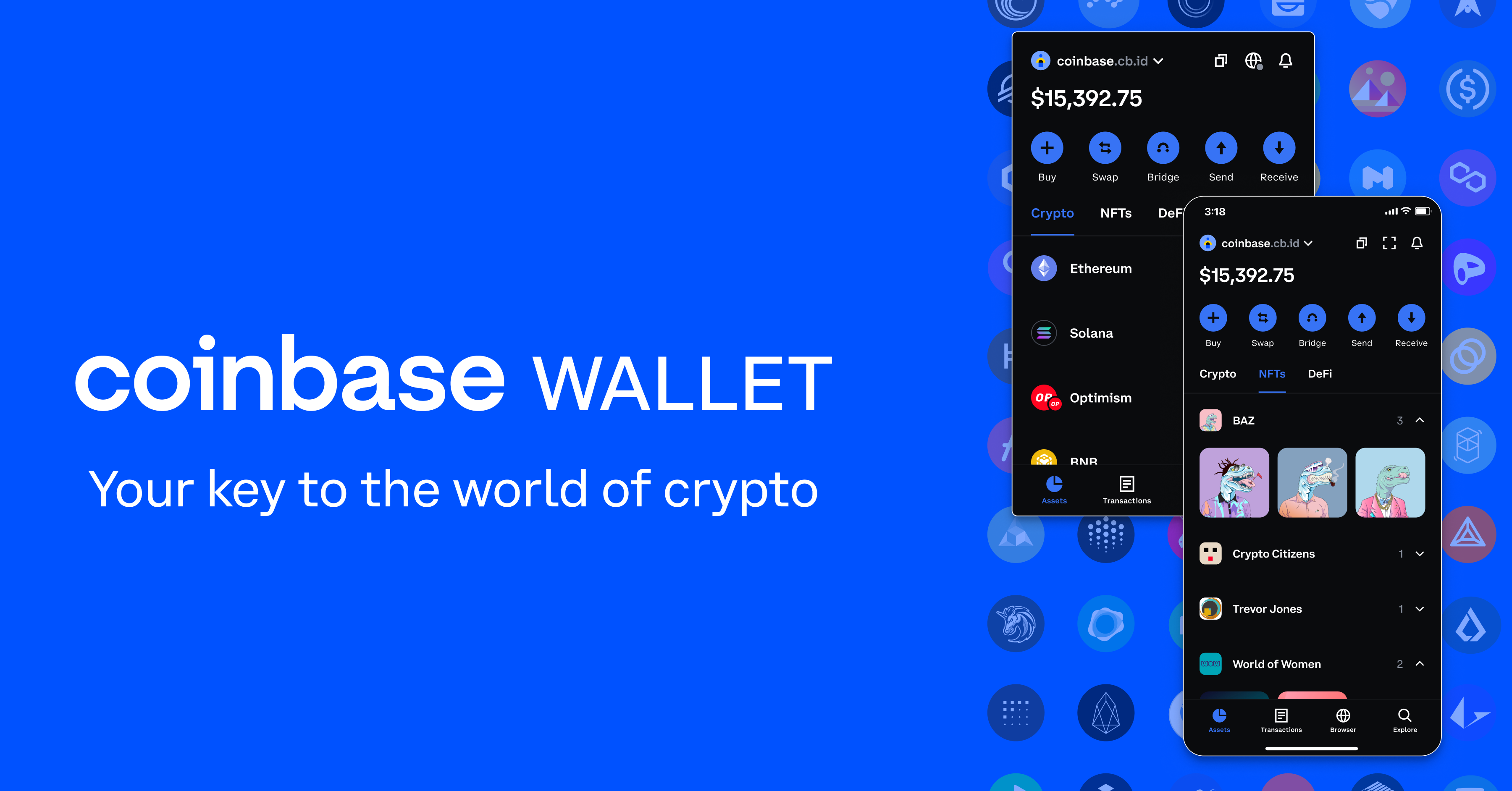 ‎Coinbase Wallet: NFTs & Crypto on the App Store