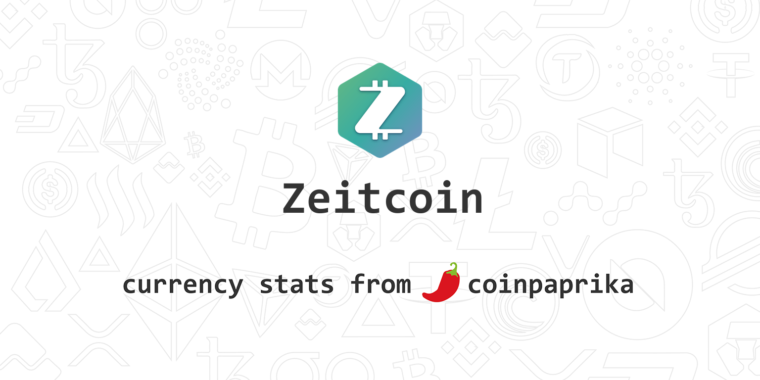 ZeitCoin Live Price Chart - The Coin Offering