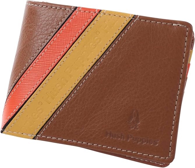 [HUSH PUPPIES] Hash Puppy Cowhide Navy Men's Bi -fold wallet A+rank – KYOTO NISHIKINO