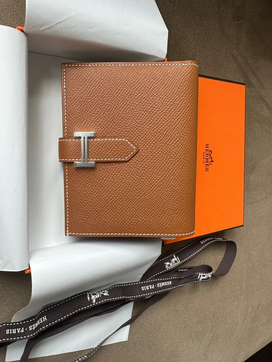 HERMES PARIS MEN'S BROWN LEATHER PURSE : cryptolove.fun: Clothing & Accessories