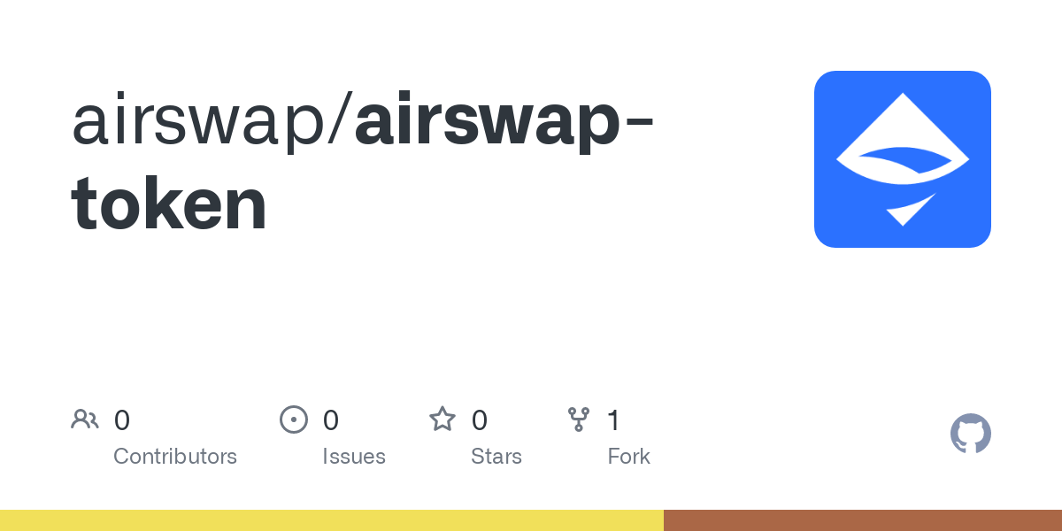 GitHub - airswap/airswap-token