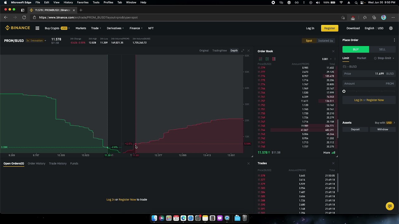 Exploring the Binance API in Python - Part I: The Order Book | Louis Tiao