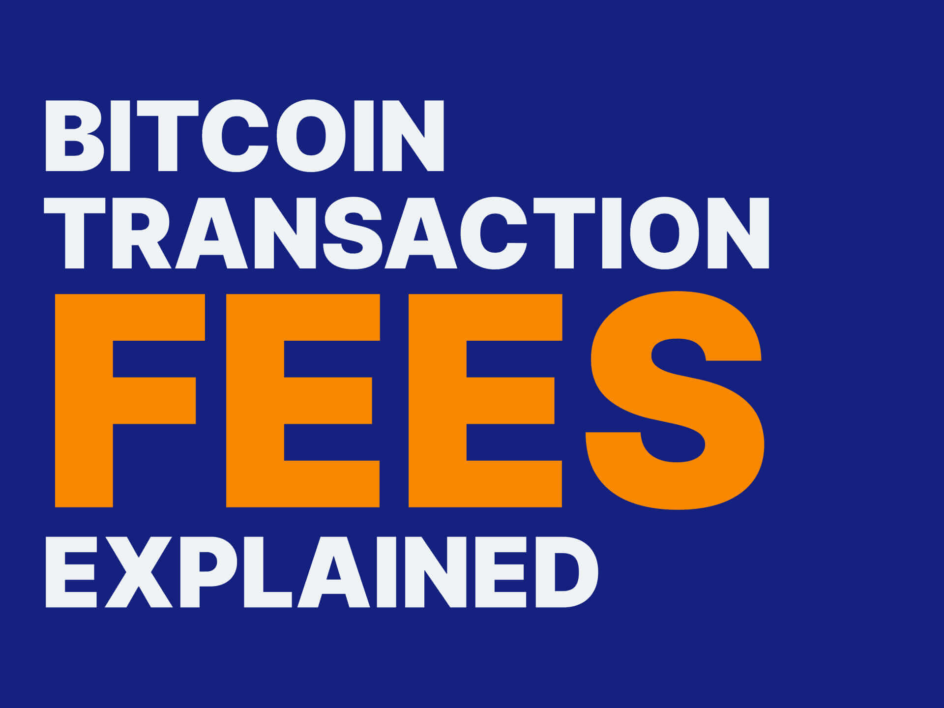 What is the bitcoin network fee? | Relai Helpdesk