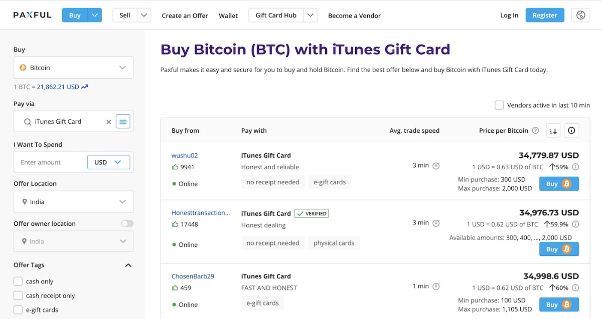 Paxful Gift Card Marketplace Shuts Down: What Are The Alternatives? - Nosh