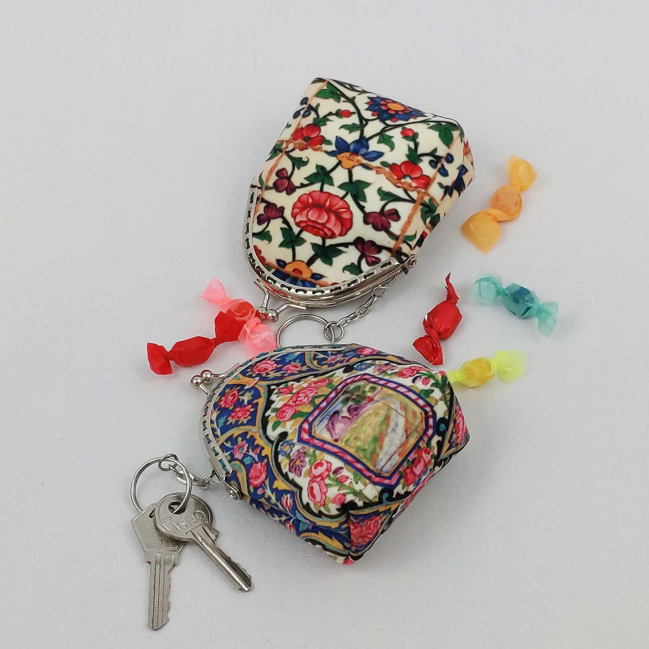 Quirky Coin Pouch with Keychain – The June Shop