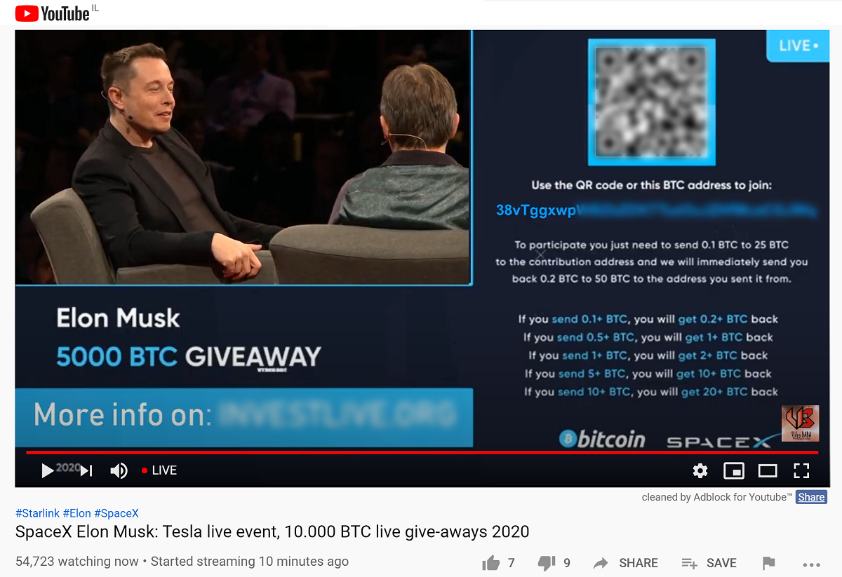 Elon Musk is Not Giving Away BTC & ETH!! Fake Reddit post