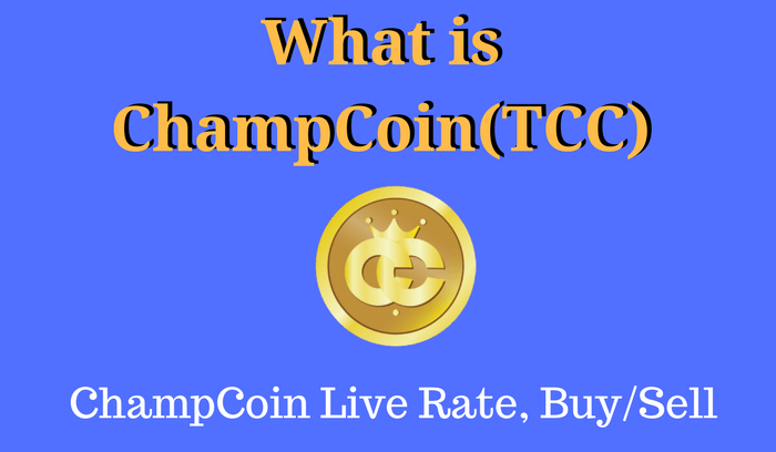 The ChampCoin price now, Live TCC price, marketcap, chart, and info | CoinCarp