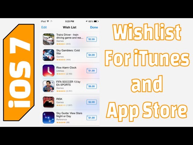 Using Wish List feature at iTunes Store. - Free Online Library