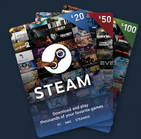 Steam Gift Card | Buy a code online from $10 | cryptolove.fun