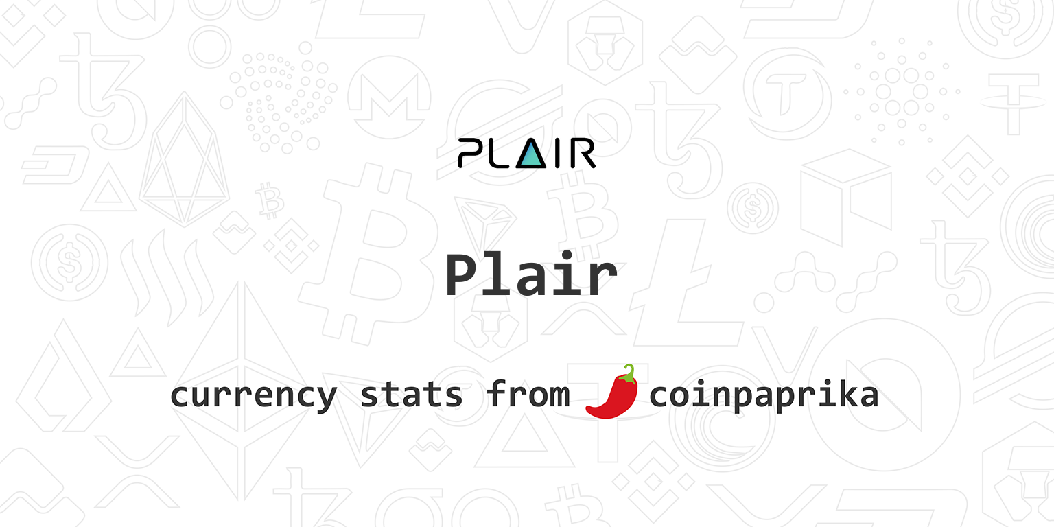 Plair Price Today: PLA to EUR Live Price Chart - CoinJournal