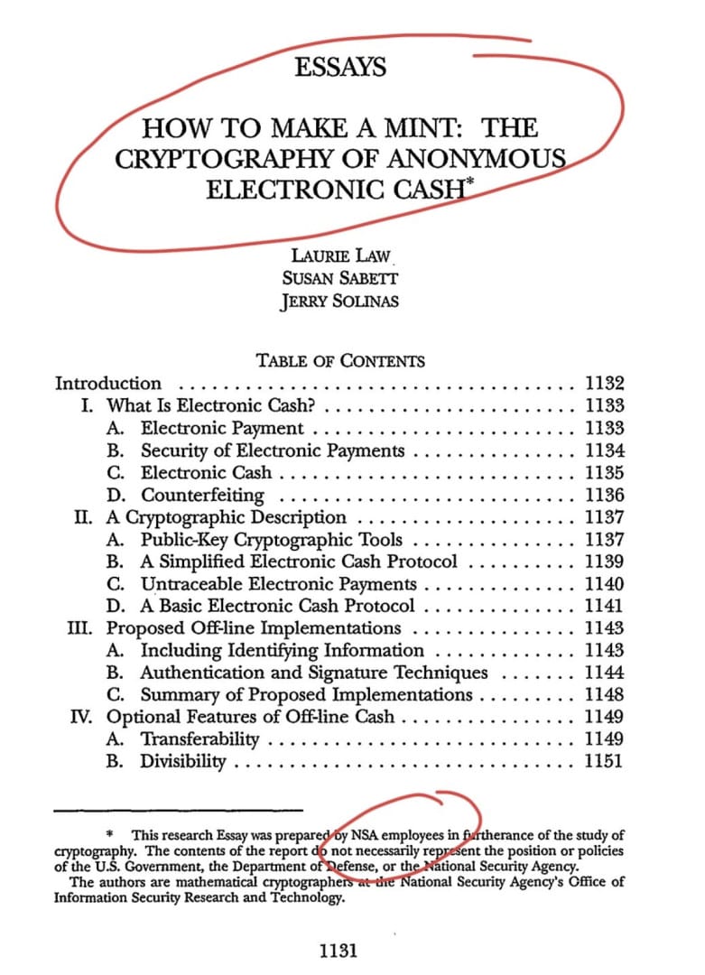 Leaked Photo Suggests NSA Infiltrated Cryptocurrencies