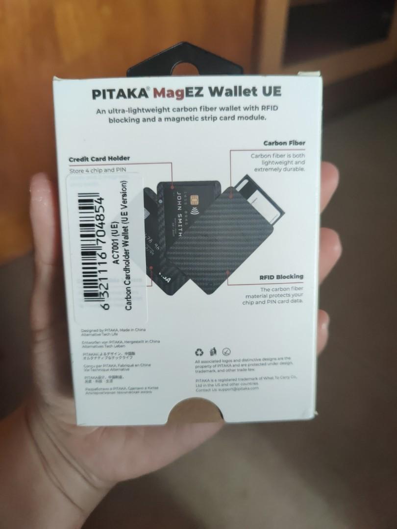 Magnetic Carbon Fiber Wallet | PITAKA MagEZ Wallet UE - PITAKA