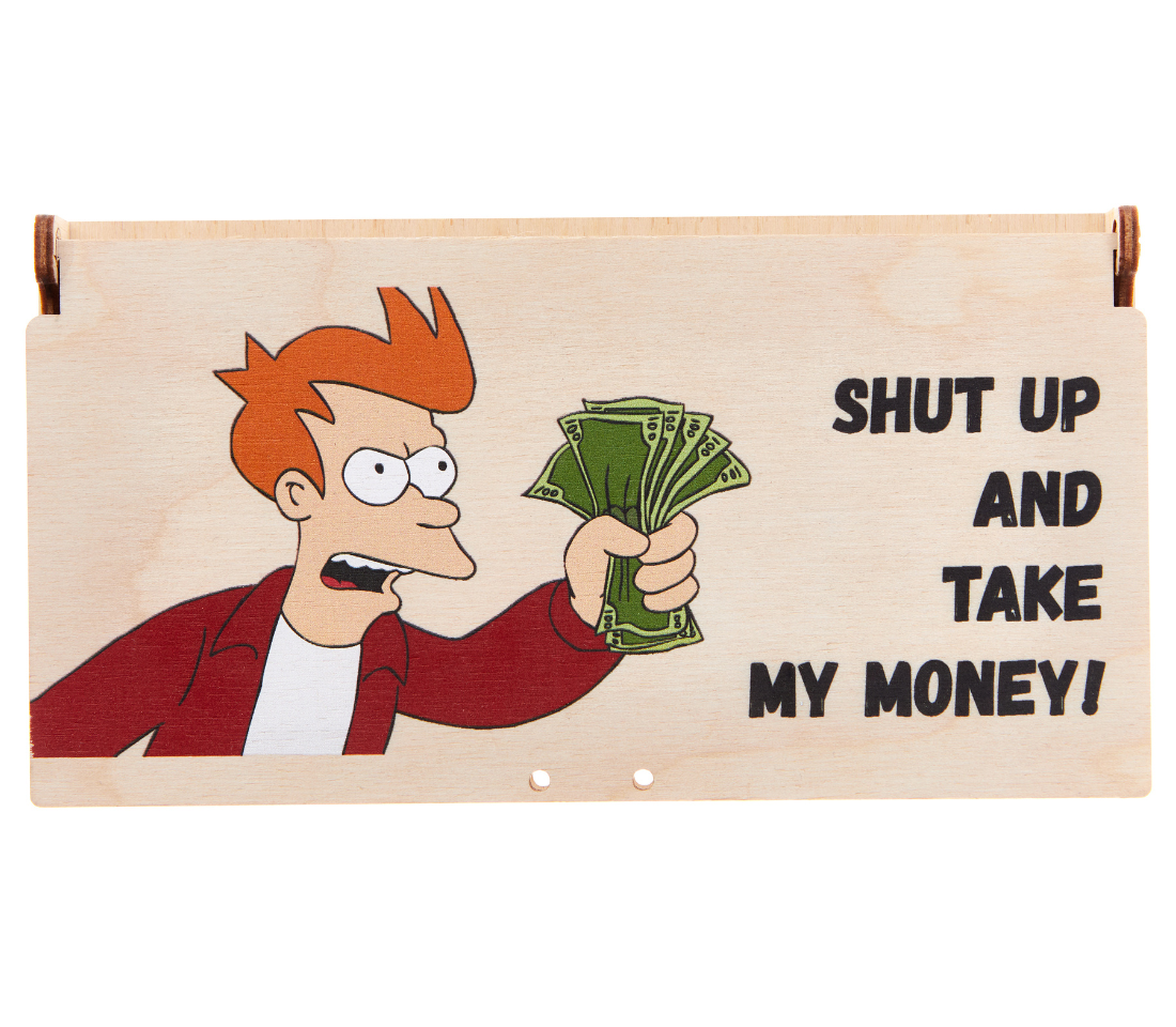 Shut Up And Take My Money Fry Meme Generator - Imgflip