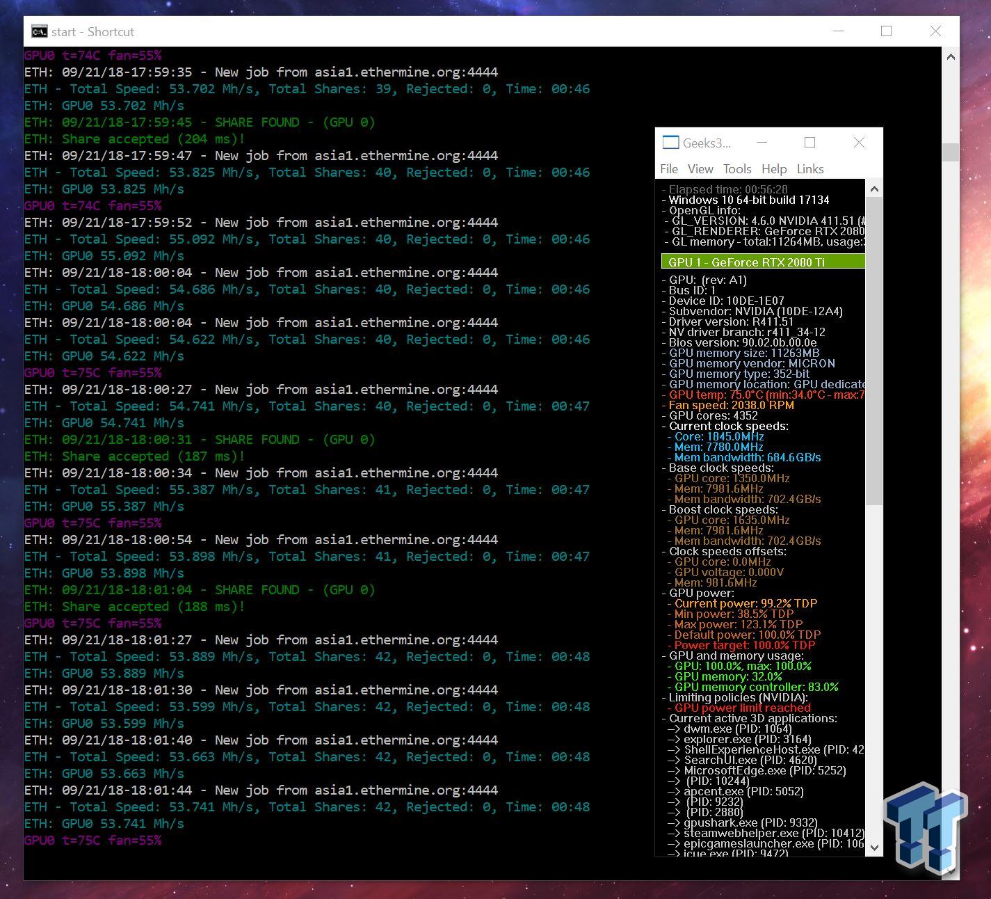 ⛏ NVIDIA RTX Ti Mining Performance and Hashrate | Kryptex