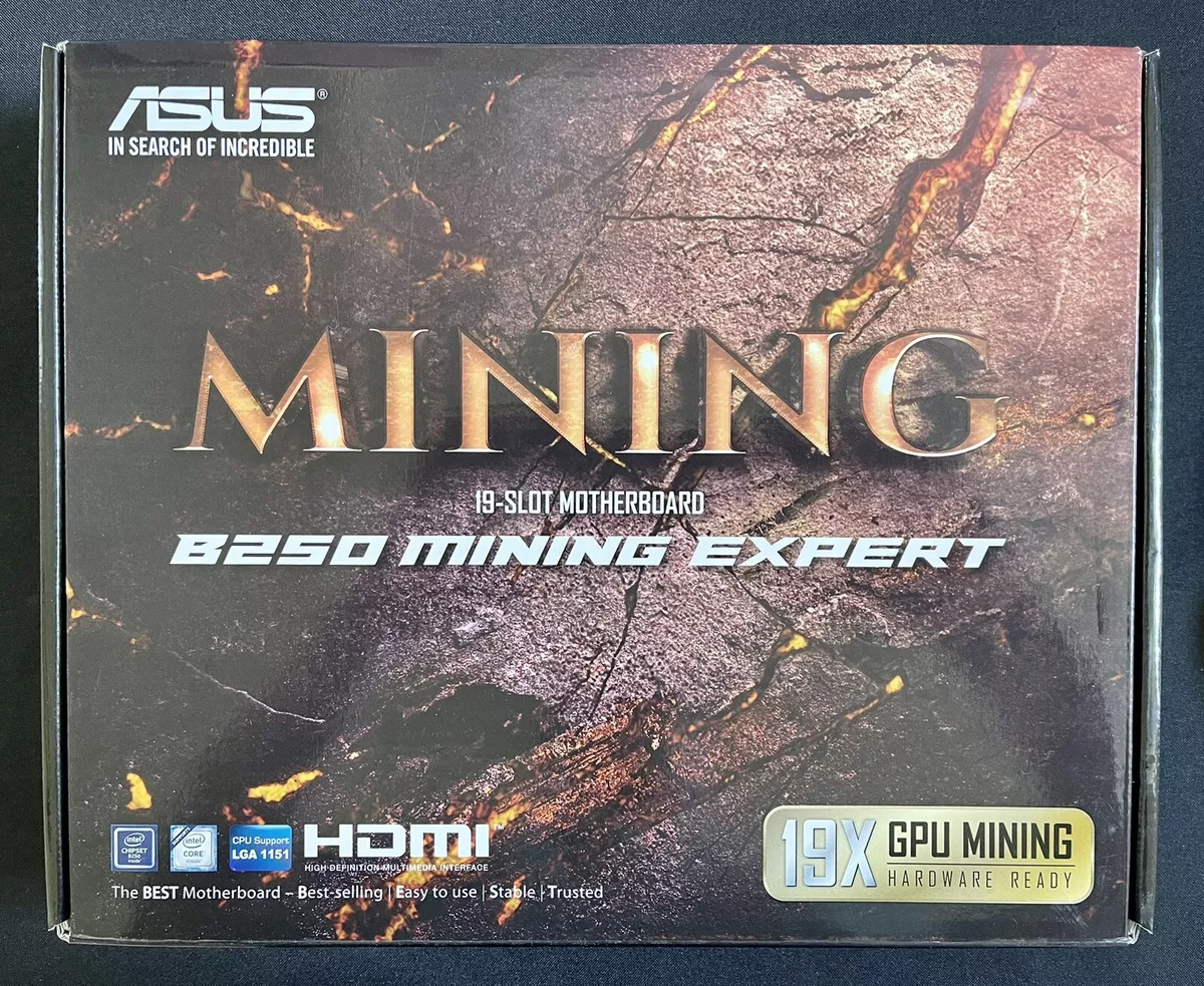 Asus B MINING EXPERT, Intel B, , ATX, DDR4, 19 PCIe, 3 x pin ATX Power