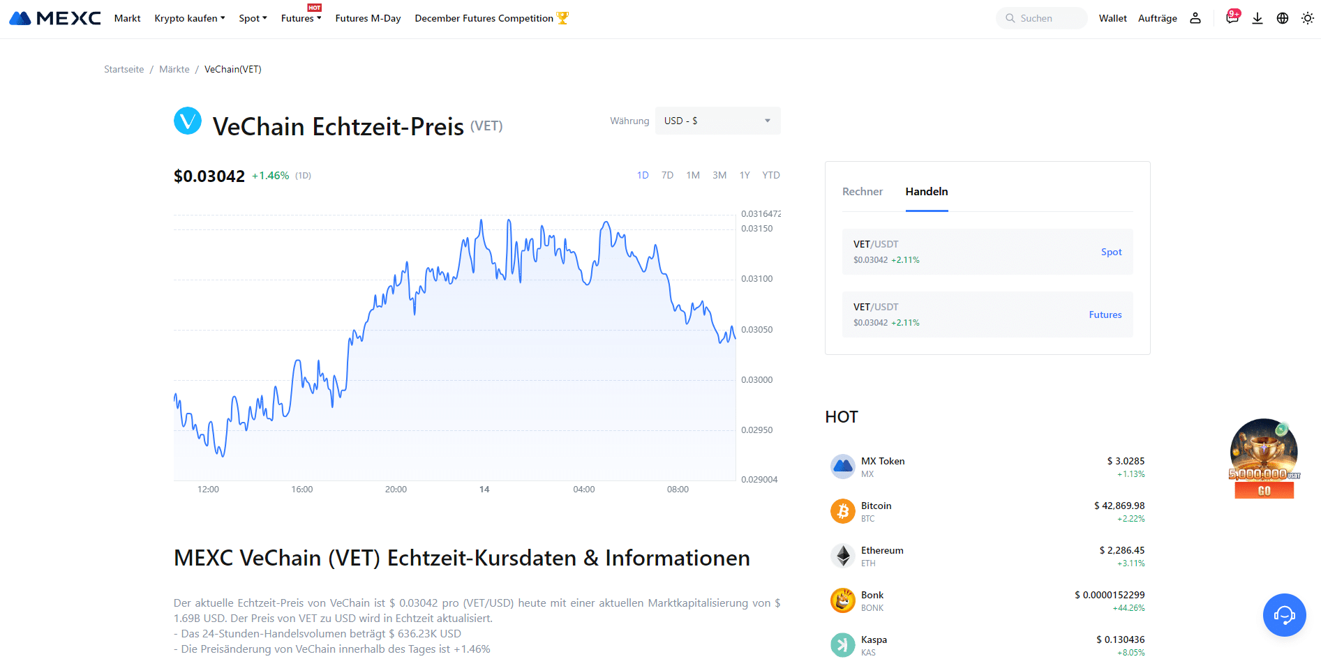 How to stake and earn VeChain: Lending rates compared | Finder