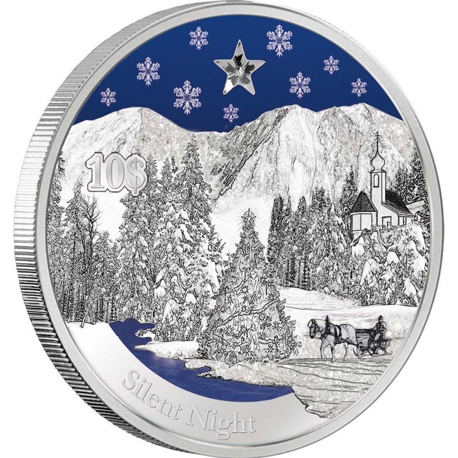 Silver Christmas Coins | Christmas Silver Bars | Golden Eagle Coins