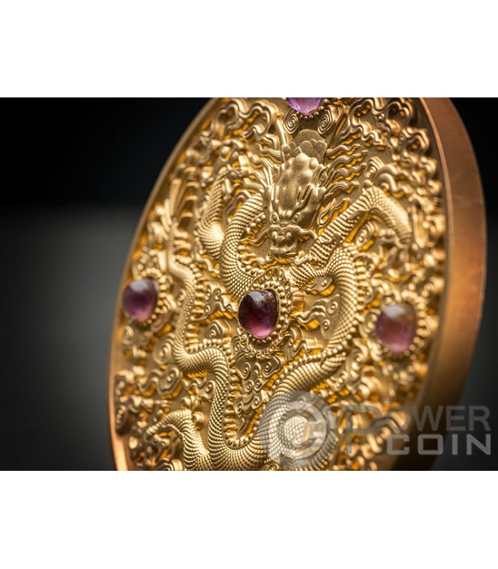 Year of the Dragon Gold Plated Coin - Orient Jewellers Singapore