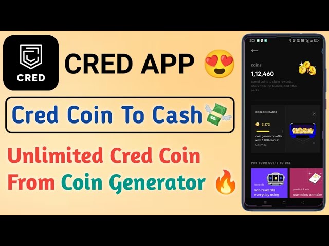 How to Use Cred Coins, How to Redeem CRED Coins to Cash 