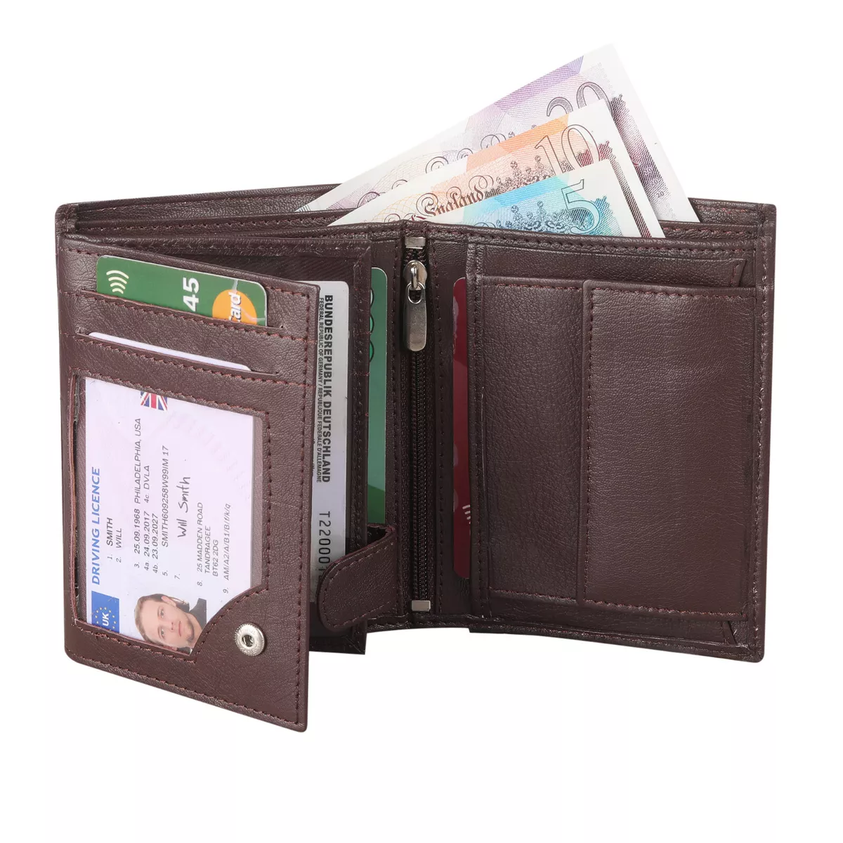 Men's Bifold Wallets and Billfolds