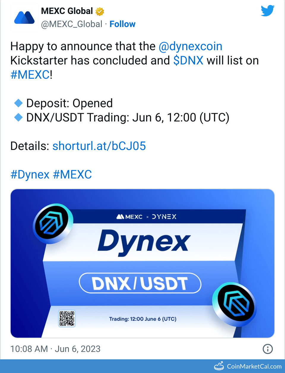 Dynex price today, DNX to USD live price, marketcap and chart | CoinMarketCap