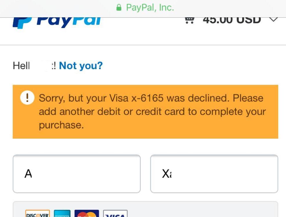 Why did I get API error code ? | PayPal IN