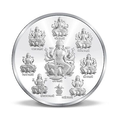 Enriching Prosperity: 1 Oz Ashta Laxmi Ji Silver Coin – Pristine Jewel