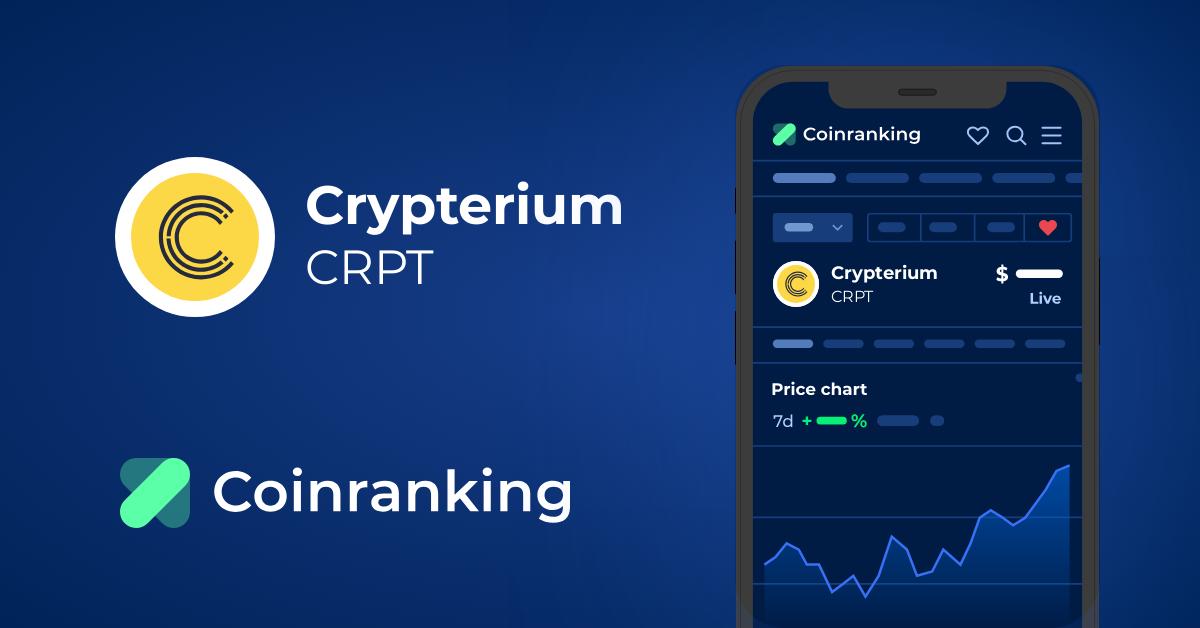 Crypterium price today, CRPT to USD live price, marketcap and chart | CoinMarketCap