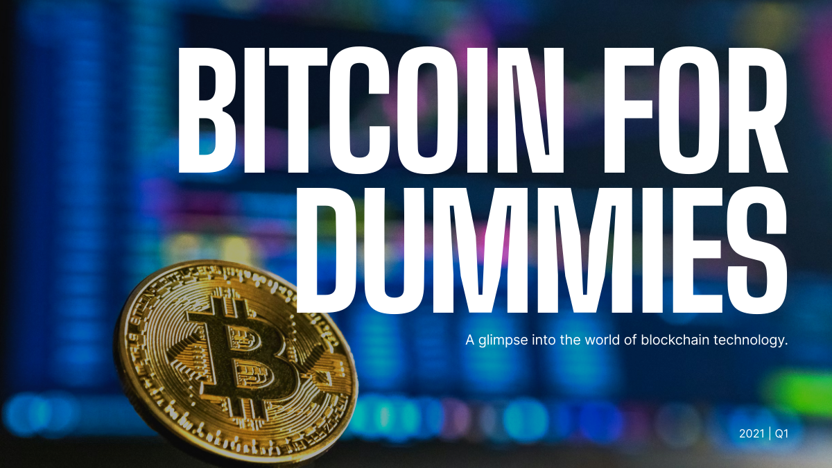 Bitcoin and Blockchain for dummies - SecureIDNews