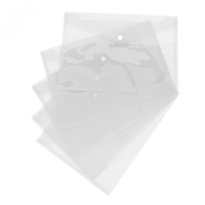 HE - FlipFile Recycled Popper Wallet - A4 - Clear - Pack of 5 | Findel Education