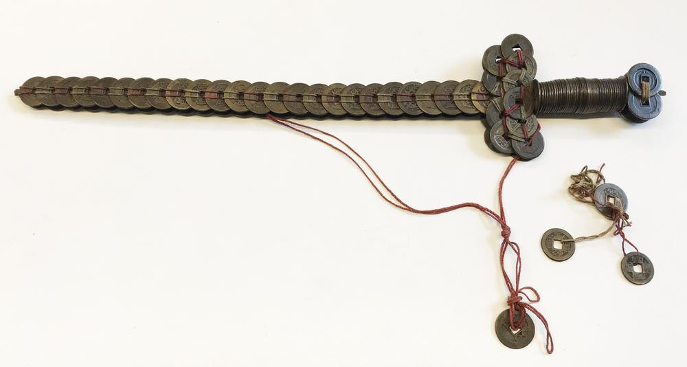 Hanging Chinese Coin Sword