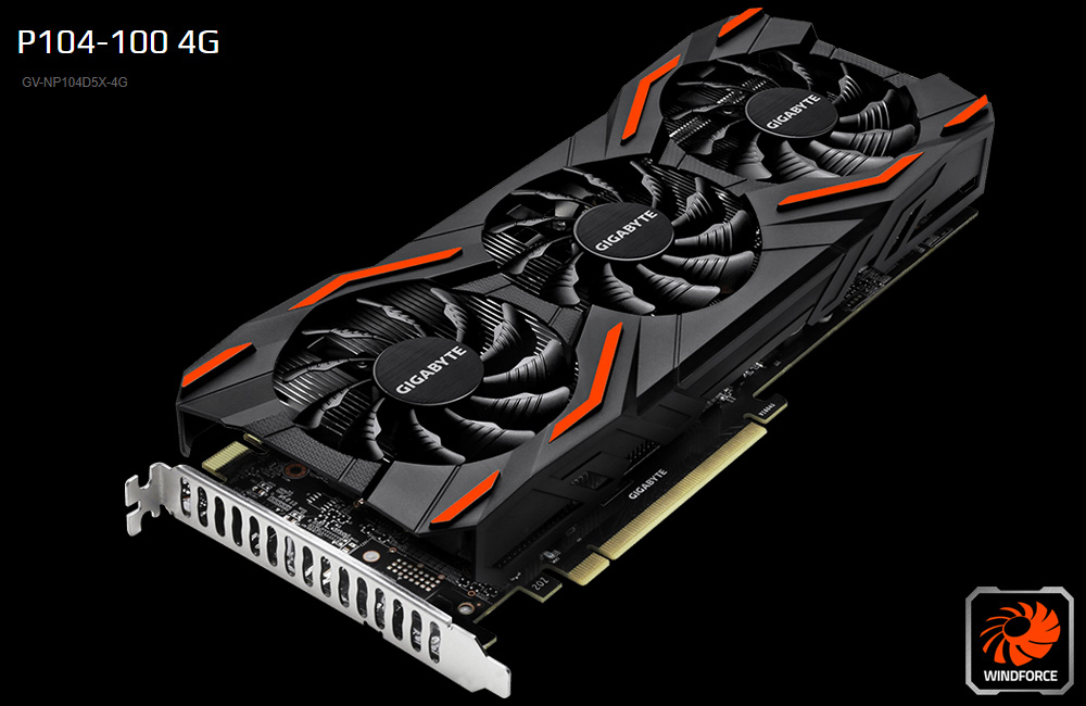 Gigabyte Outs P 4G Mining Card