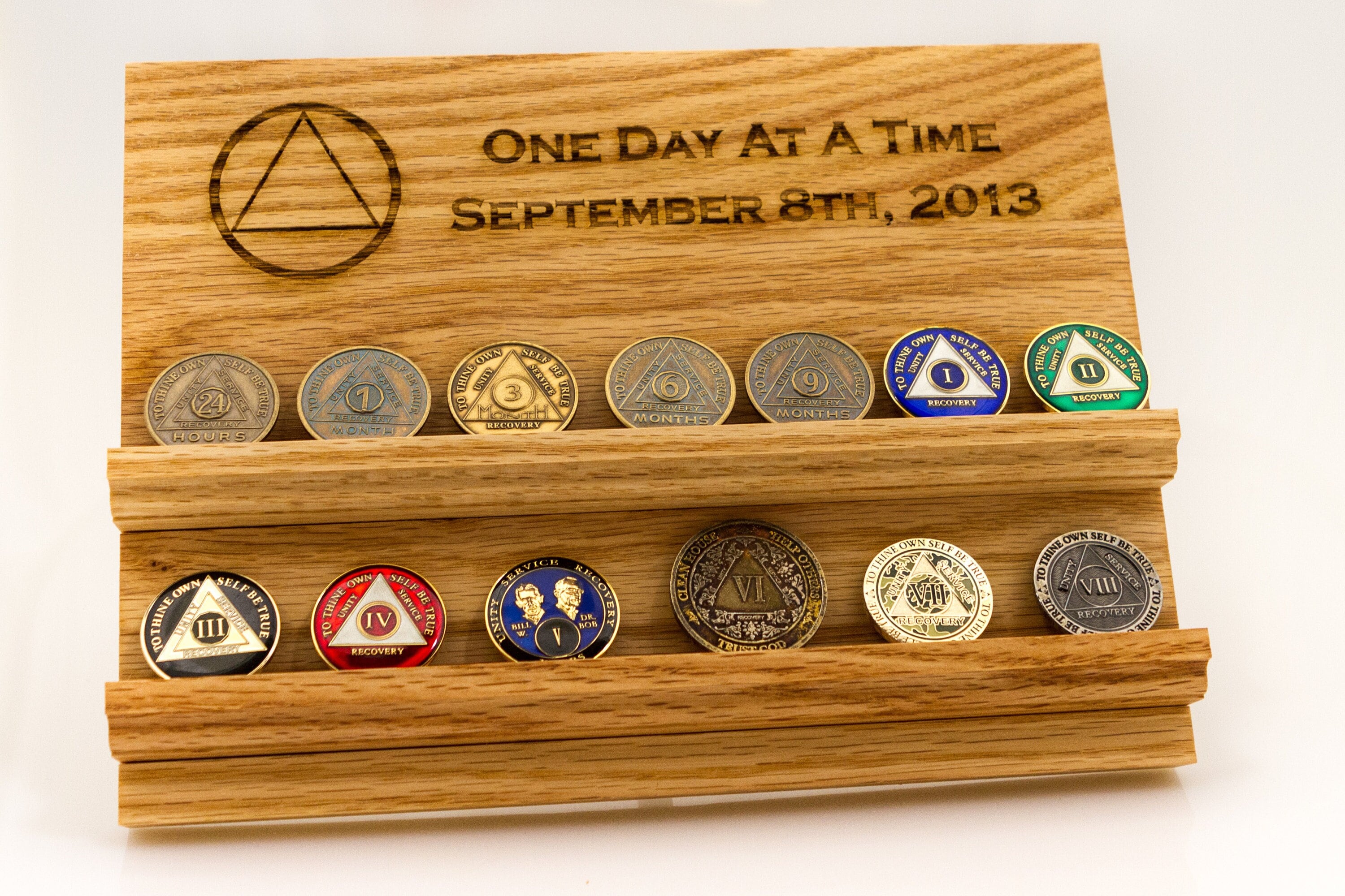 AA Medallion or Challenge Coin Holder Frames – RecoveryChip