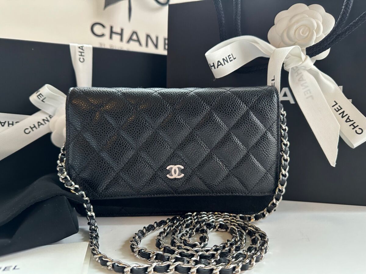 Chanel (New 2-in-1) Wallet On Chain in 20B Iridescent Ivory Leather an – Brands Lover