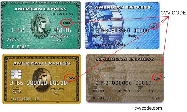 AmEx cards have 3 digit security code - Apple Community