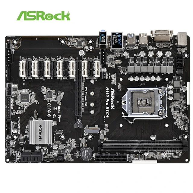 Asrock H Pro Btc Plus Motherboard -pcstudio