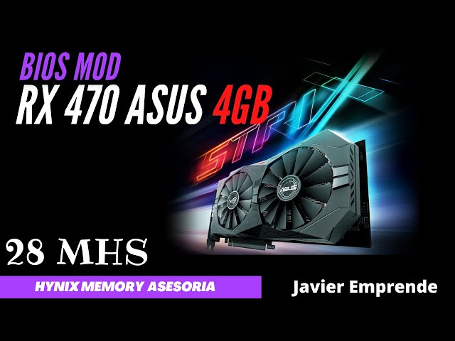 BIOS for mining on Asus RX Strix 4GB Hynix - Performance timings