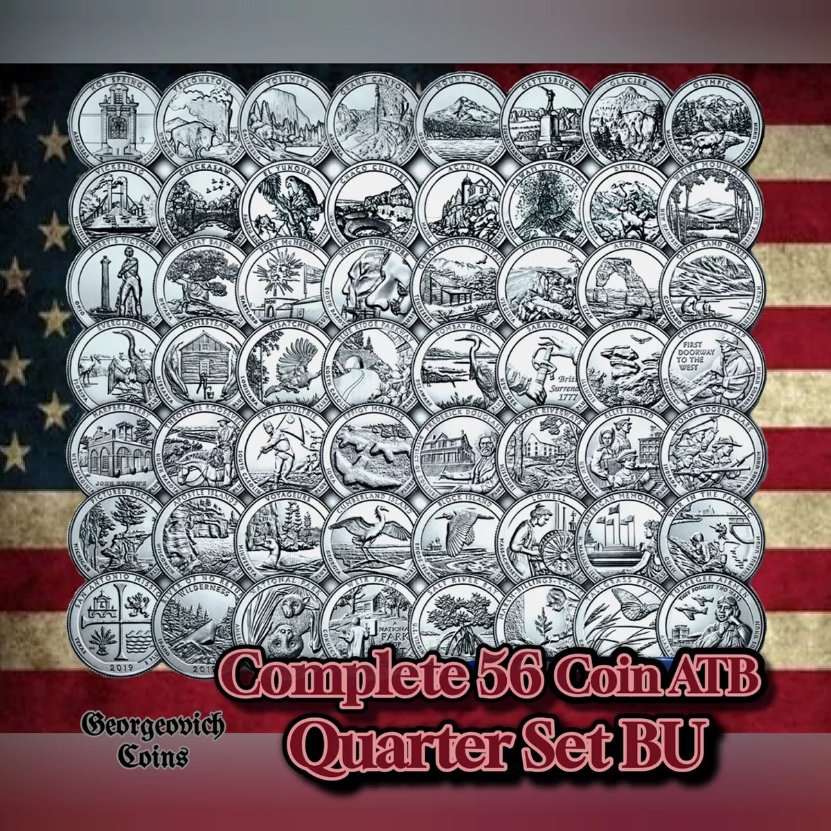 5oz Silver America the Beautiful (ATB) | Wholesale Coins Direct