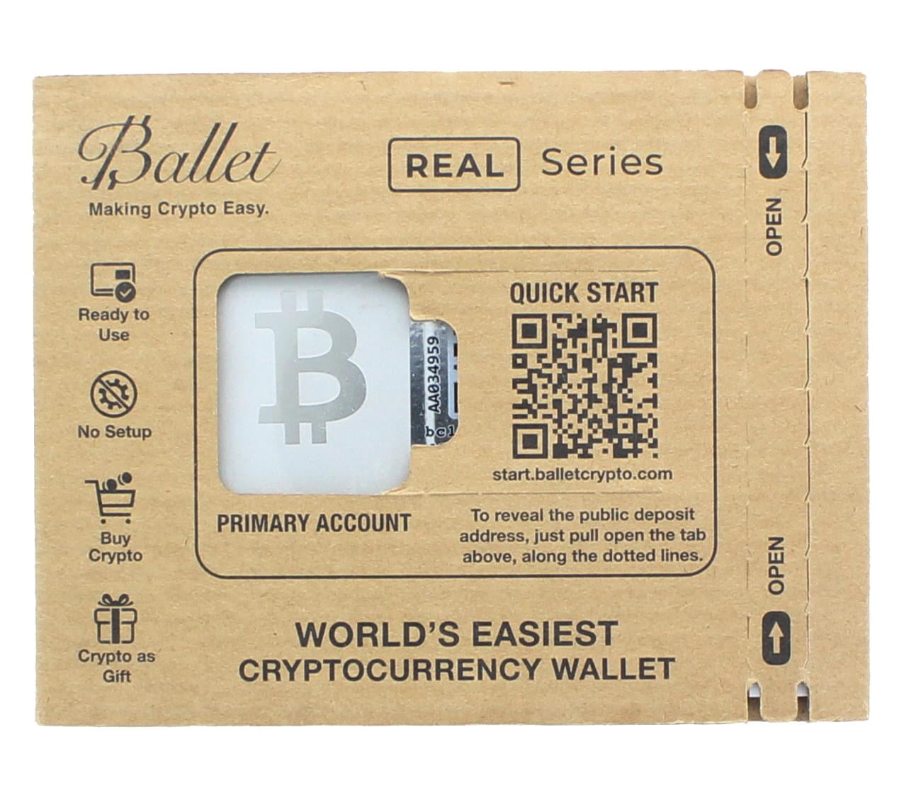 Ballet REAL series cryptocurrency wallet – BitcoinWalletSG