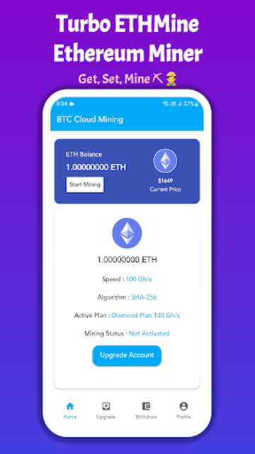 ETH Mining - Ethereum Miner for Android - Download