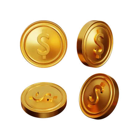 Gold Coin - 3D Model by 3D_Kod