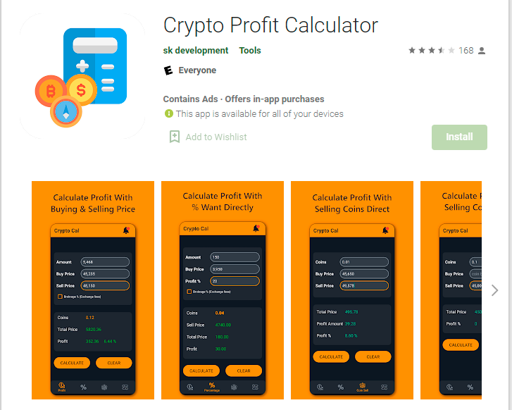 Crypto Profit Calculator - Mudrex