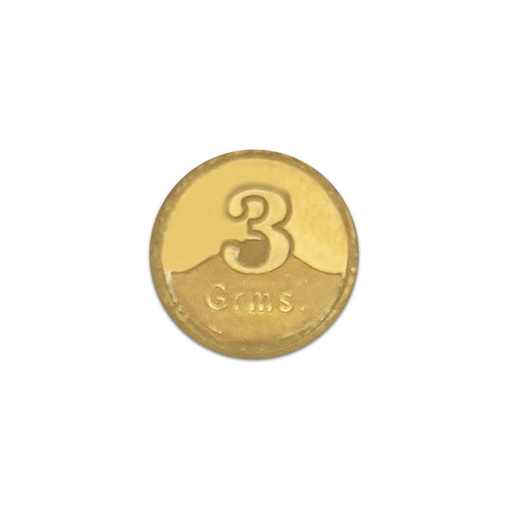 3 Gm 24KT Gold Coin – RANKA JEWELLERS