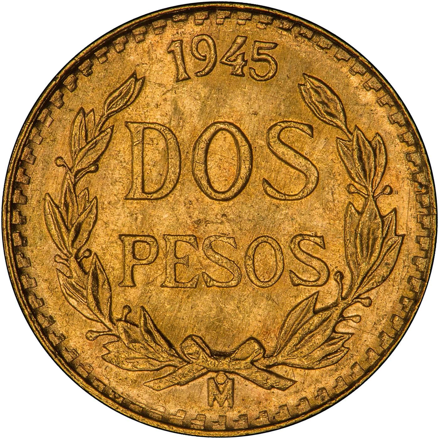 Buy Mexican Dos Pesos Gold Coin